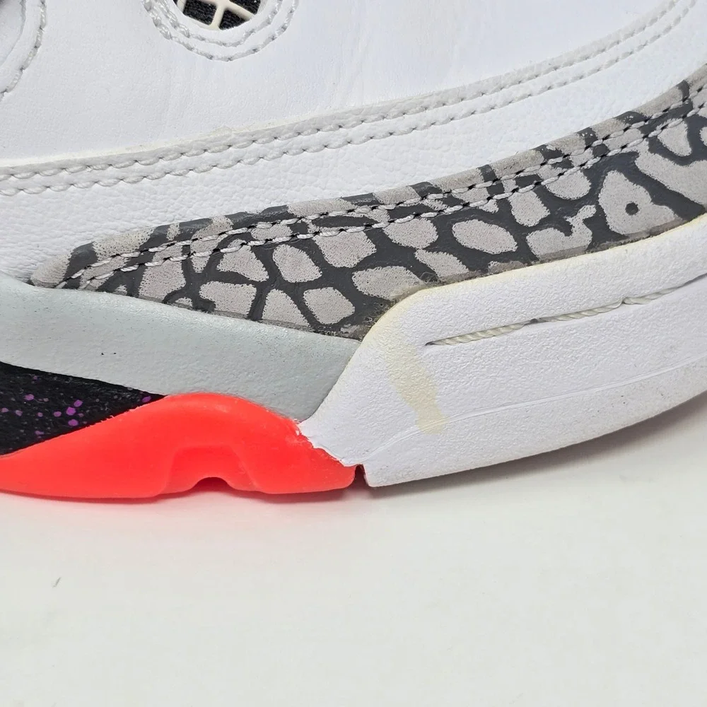 Jordan Son of Mars Low Hot Lava White Black Pink 512245-105 Mens Size 8